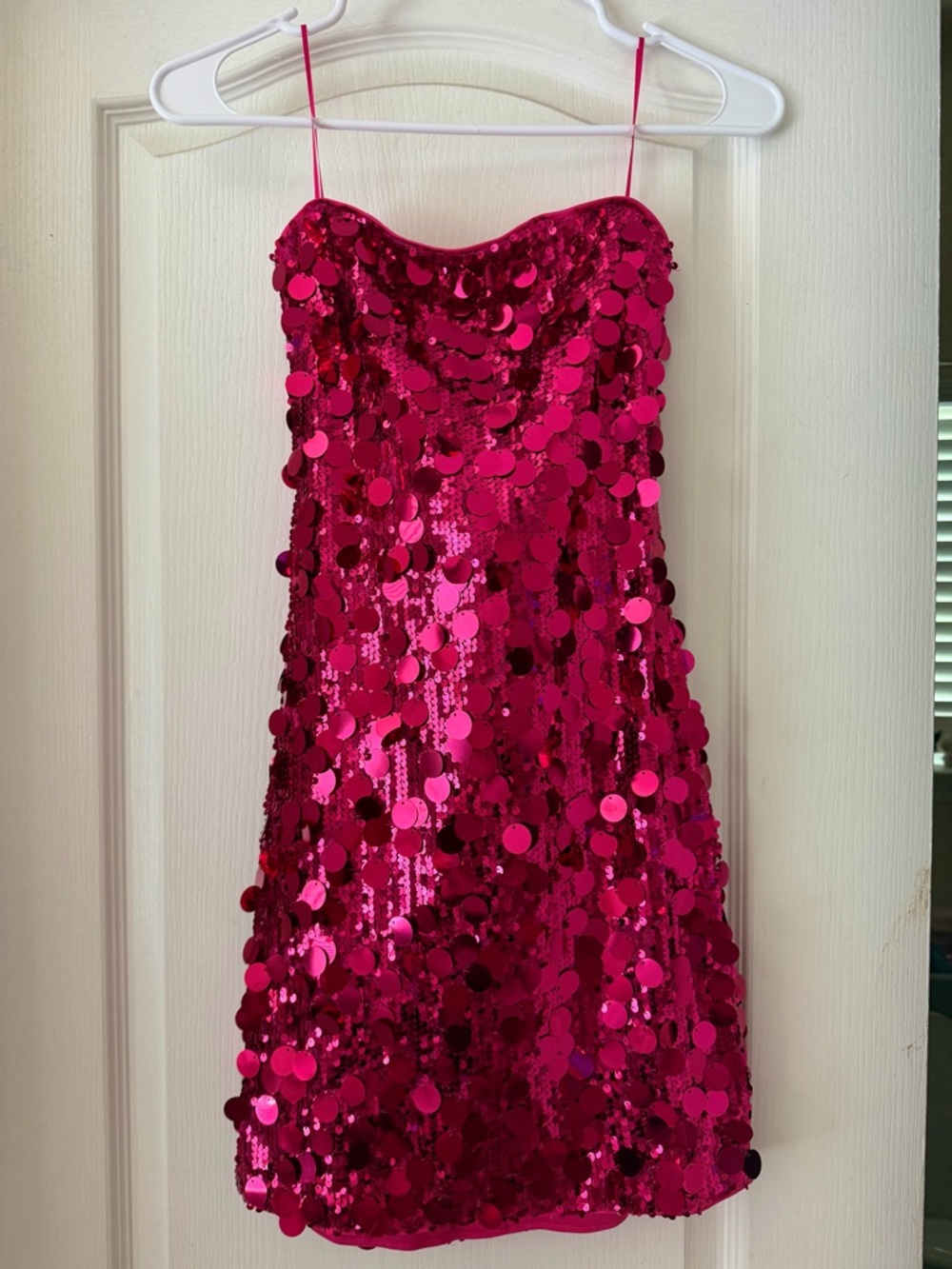 Windsor Pink Sequin Mini Dress
